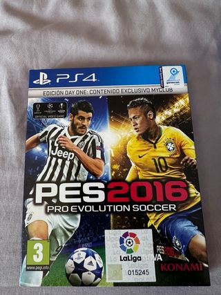 PES 2016 PS4 Konami Pro Evolution Soccer
