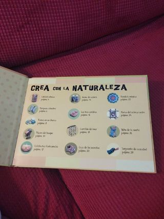 Crea con la naturaleza libro manualidades 
