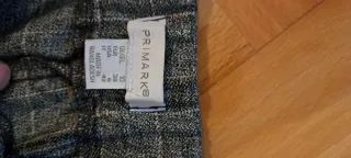 Lote 2 pantalones cuadros talla M