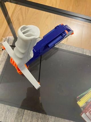 Ballesta Nerf Azul y Gris