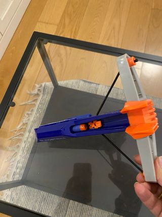 Ballesta Nerf Azul y Gris