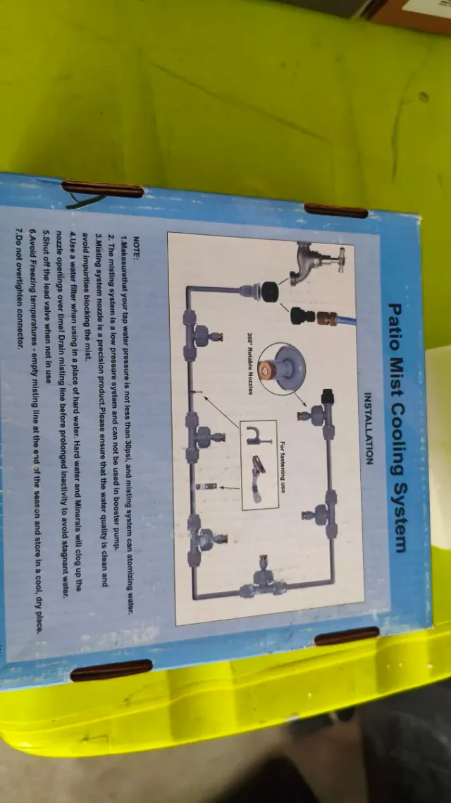 Nuovo sistema di nebulizzazione Patio