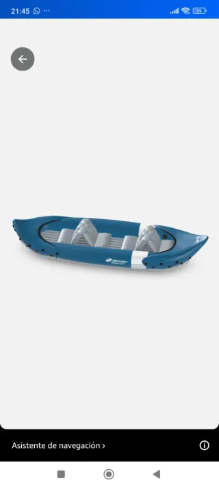Kayak hinchable Riviera azul