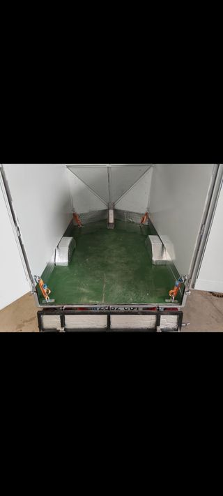 Remolque cerrado homologado 3 motos