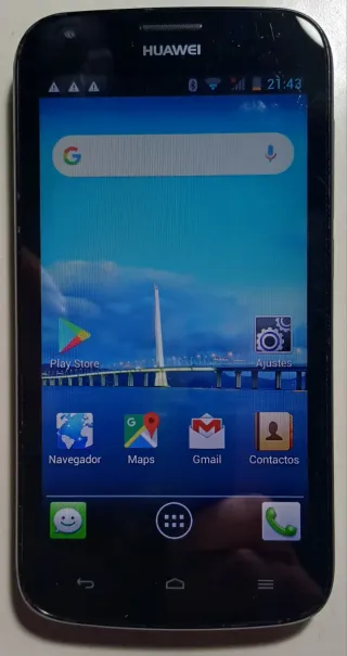Telefono nero Huawei Y600 U20