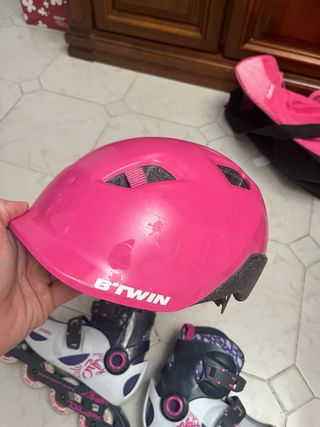 Pack Patines y Casco Oxelo Niña