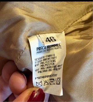 Piumino lungo beige donna tg 46