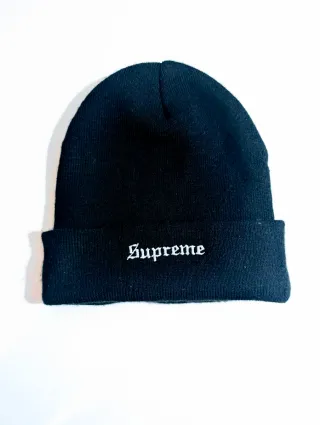 Gorro Supreme Negro Bordado Virgen Guadalupe