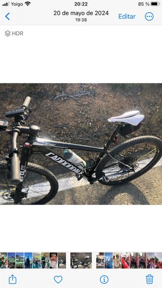 Bicicletta in carbonio Cannondale 
Sostituzione per ghiaia 