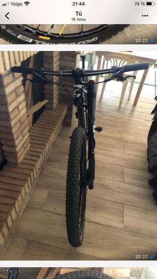 Bicicletta in carbonio Cannondale 
Sostituzione per ghiaia 