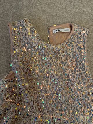 Vestido Zara lentejuelas mini
