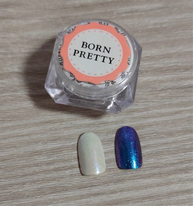 Polvo para decoración de uñas