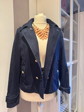 Cazadora vaquera Zara doble botonadura