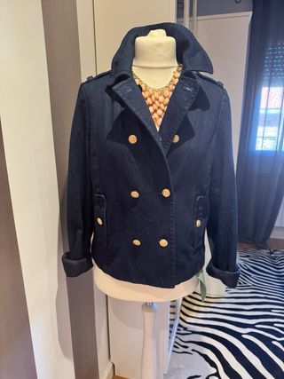 Cazadora vaquera Zara doble botonadura