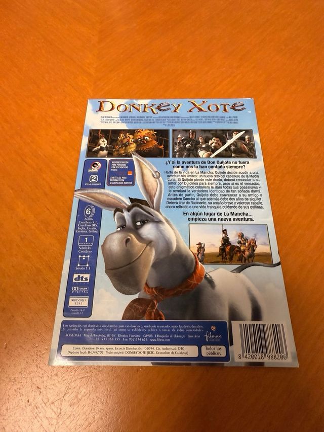 Donkey Xote Película DVD Español