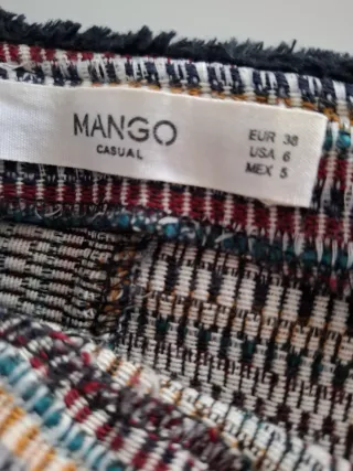 Falda invierno Mango multicolor