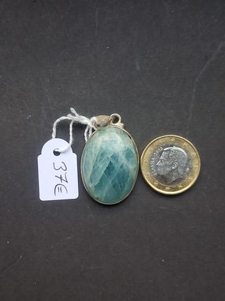 Colgante de Aguamarina en Plata de Ley