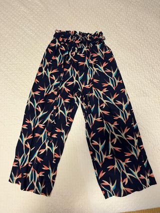 Pantalones anchos estampados