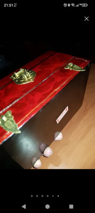 Caja joyero estilo chino