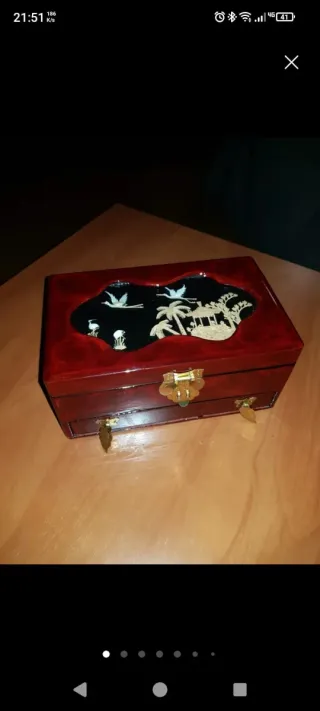 Caja joyero estilo chino