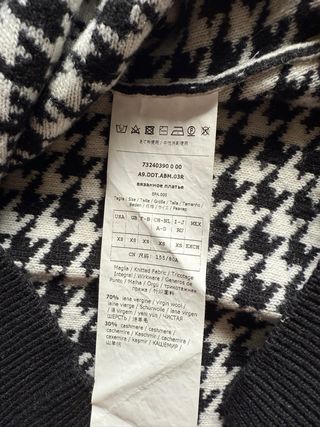 Max Mara Maglia Lunga Pied-de-poule