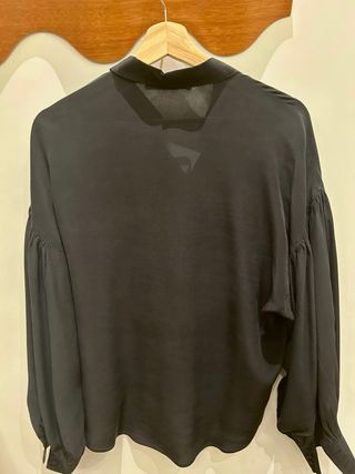 Camisa Uterqüe Negra Talla S