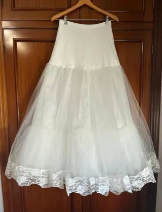 Cancán Rosa Clará Talla M Blanco