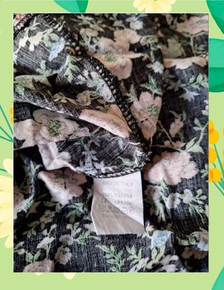 Blusa camisa flores Talla única 38 M Algo Bonito