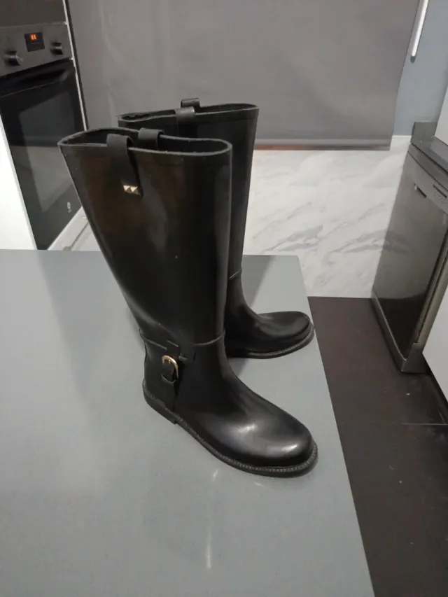 Botas Zara Mujer Negras Talla 36/37