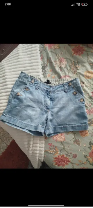 Shorts vaqueros mujer