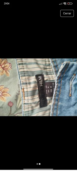 Shorts vaqueros mujer