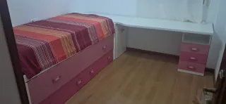 Cama nido con escritorio y cajones