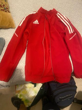 Cortavientos Adidas Rojo Talla XXL