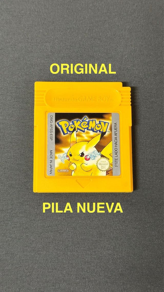 Pokemon Amarillo ORIGINAL GameBoy