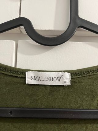 Camiseta premamá y lactancia SMALLSHOW verde