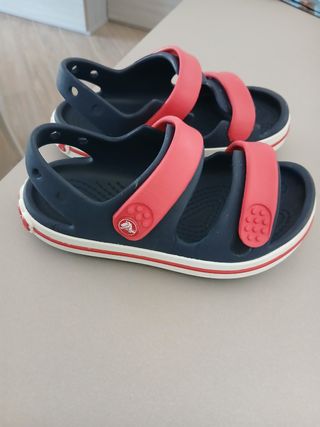 Sandali Crocs Blu e Rossi C10