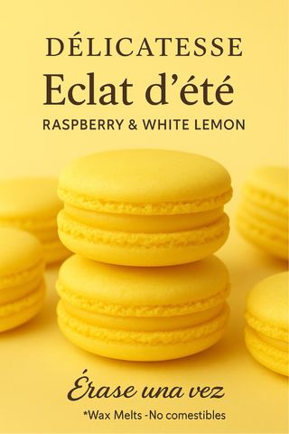 Macarons Cera Aroma Frambuesa Limón