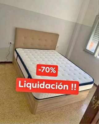 Canapé y colchón oferta 70%