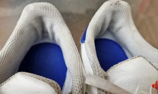 Botas de fútbol blancas, talla 36