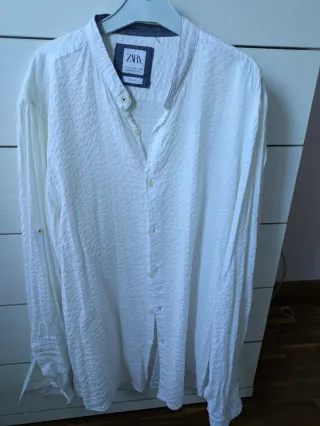 Camisa Zara Blanca Talla M