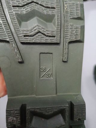 Botas de agua Zara verde mujer talla 36/37.