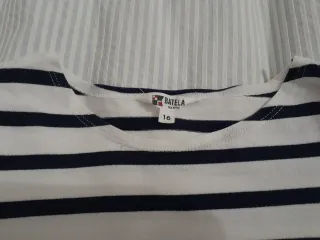 Camiseta rayas marinera Batela. TAL
LA 16 