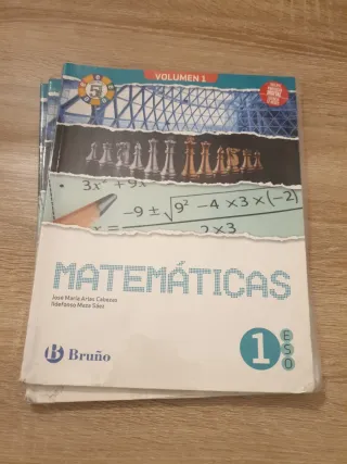 Libro de matemáticas Bruño 1 de eso 