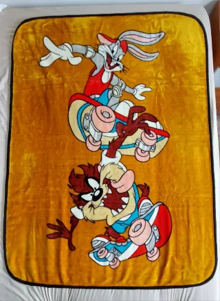 Manta infantil Looney Tunes suave