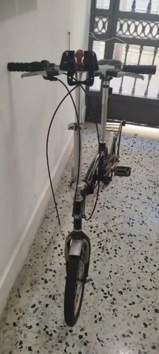 Bicicleta plegable con cambios