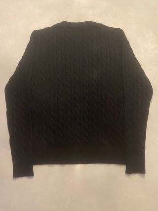 Jersey Polo Ralph Lauren Negro Cable Knit