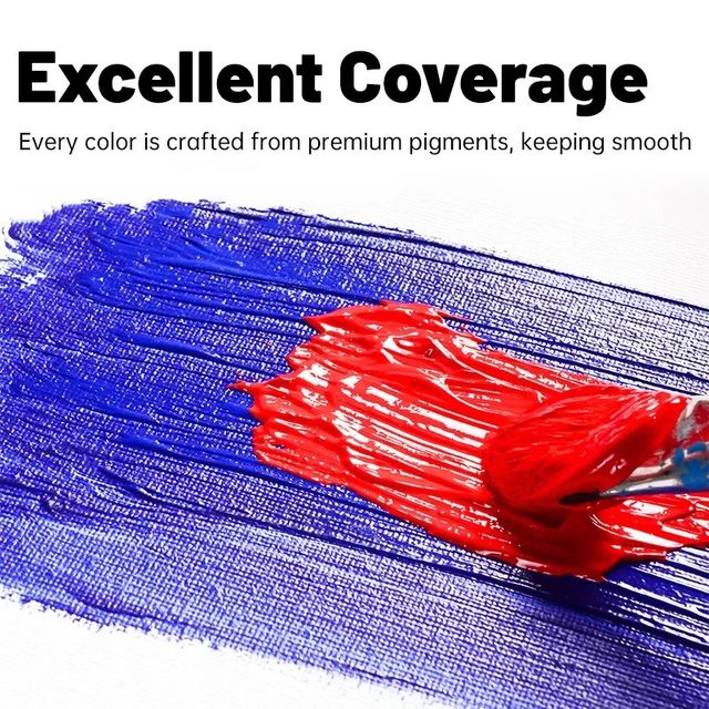 Set Pintura Acrílica 12 Colores 5ml