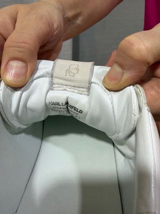 Zapatillas Karl Lagerfeld Blancas y Plateadas