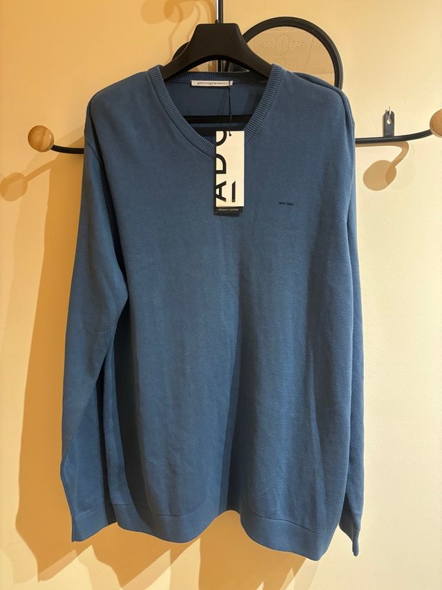 Jersey Adolfo Domínguez Azul Talla XL