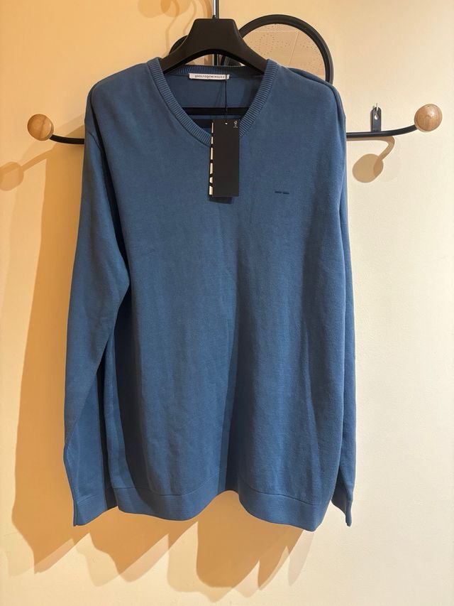 Jersey Adolfo Domínguez Azul Talla XL